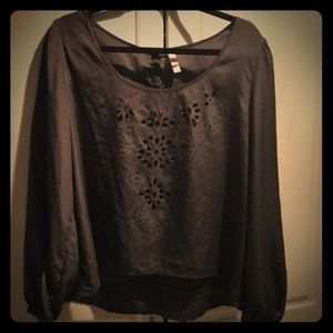Charcoal blouse